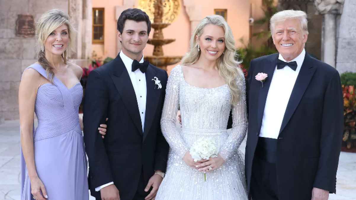 صور حفل زفاف ابنة دونالد ترامب الصغرى من الملياردير اللبناني