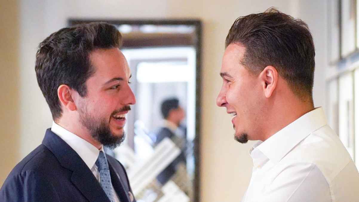 اليوتيوبر محمد عدنان في زيارة لسمو الأمير الحسين بن عبدالله - صورة