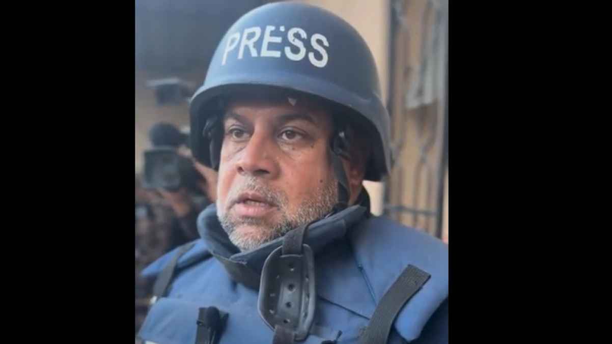 الصحفي وائل دحدوح ينقل بكل حزن وحسرة الوضع الحالي في القطاع - فيديو