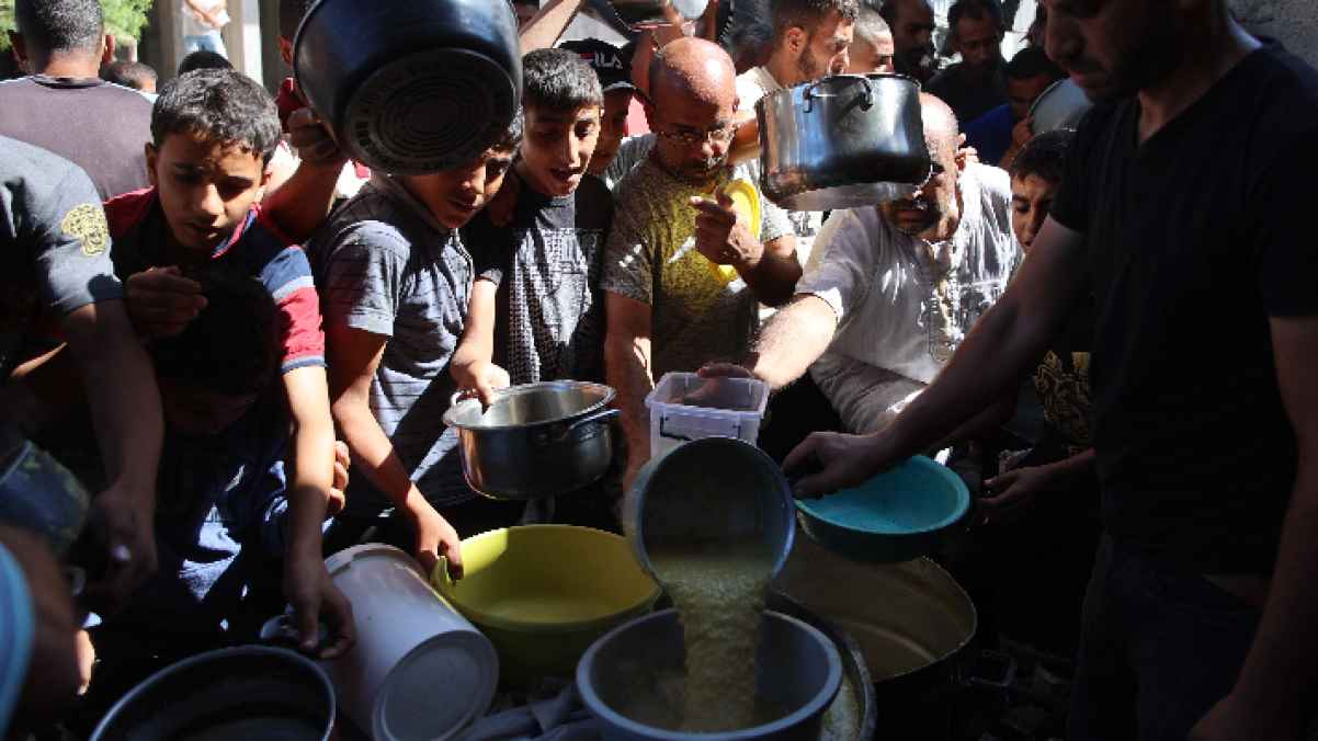 صورة بألف كلمة.. يقاومون الجوع بإرادة شعب موجوع