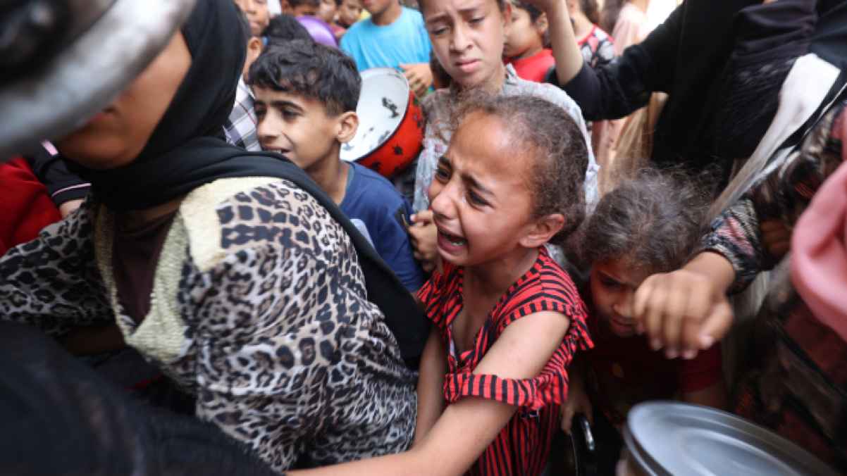 The doll died beneath the rubble but hunger stayed alive