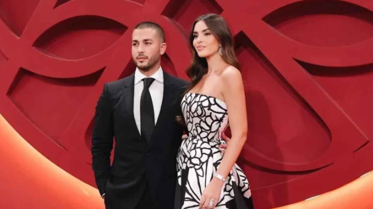 سيليو صعب وخطيبته الأردنية زين قطامي يخطفان الأنظار