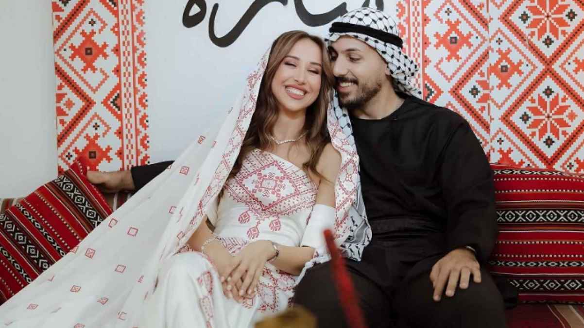 Wissam Qotb and Sarah Sami shine in Palestinian traditional attire at a special henna ceremony – Photos