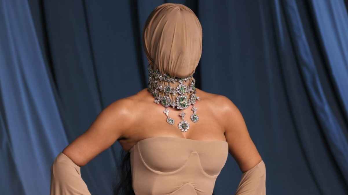 Kim Kardashian sparks controversy with a masked look that sets social media ablaze