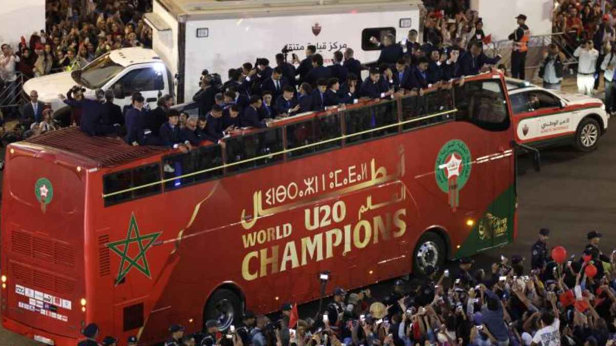بحر من الفرح احتفاءً بتتويج المغرب بمونديال للشباب