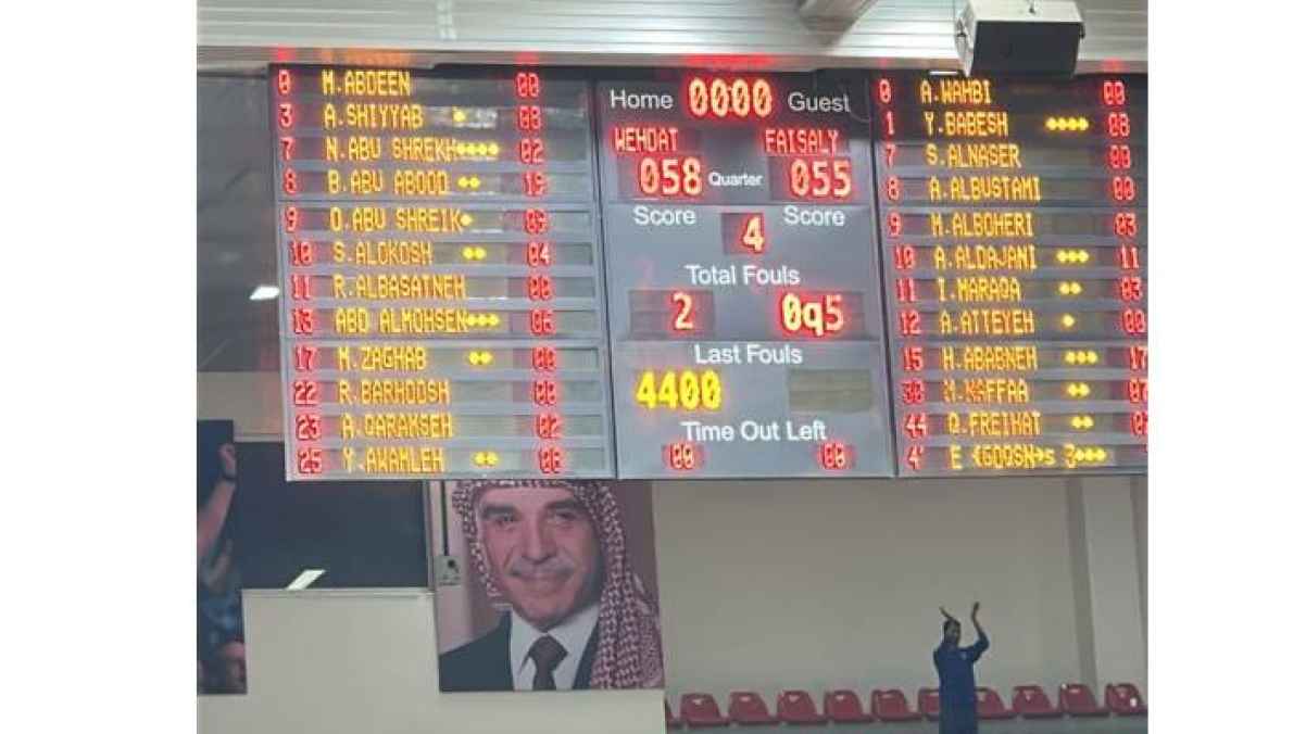 الوحدات يتغلب على الفيصلي بالدوري التصنيفي لكرة السلة