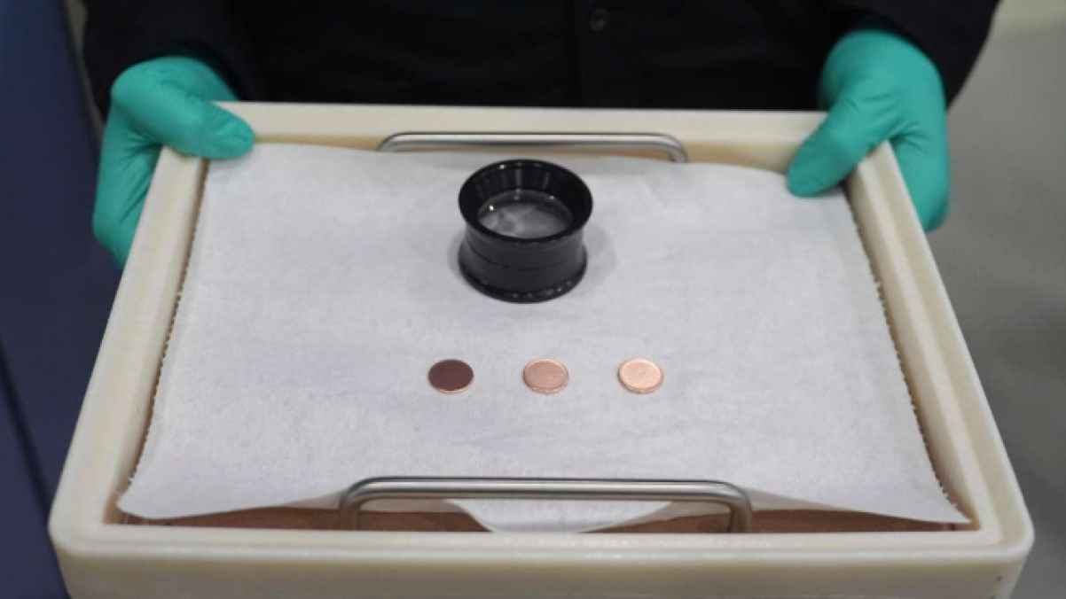 Old pennies sold for a fortune at public auction
