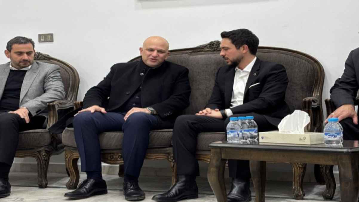 The Crown Prince offers condolences to Mithna Ghraibeh on the death of his son