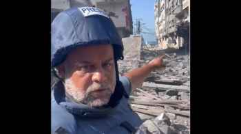 الصحفي الفلسطيني وائل دحدوح يكشف عن وحشية العدوان في منطقة الشاطئ - فيديو