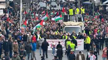مسيرات ووقفات تضامنية مع أهالي القطاع في الأردن