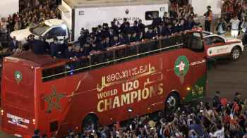 بحر من الفرح احتفاءً بتتويج المغرب بمونديال للشباب