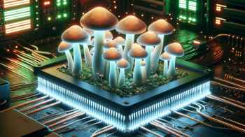 كمبيوترات حية تعمل بالفطر