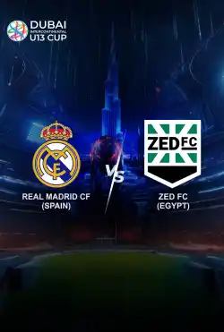 مباريات كأس دبي للقارّات الثامن لكرة القدم تحت 13 عامًا - Real Madrid FC VS ZED FC logo