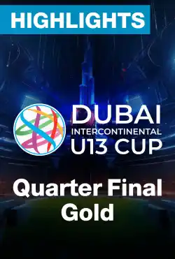 أبرز اللقطات لكأس دبي للقارّات الثامن لكرة القدم تحت 13 عامًا - Quarter Final Gold Highlights logo