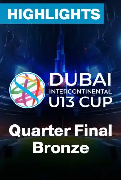 أبرز اللقطات لكأس دبي للقارّات الثامن لكرة القدم تحت 13 عامًا - Quarter Final Bronze Highlights logo