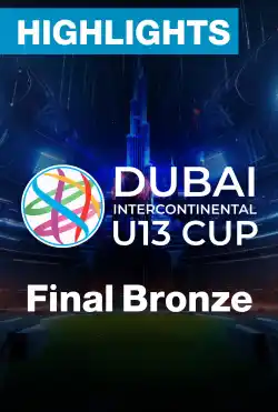 أبرز اللقطات لكأس دبي للقارّات الثامن لكرة القدم تحت 13 عامًا - Final Bronze Highlights logo